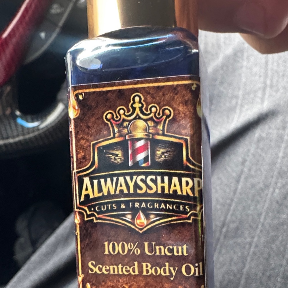 Mens AlwaysSharp Scented Body Oil Fragrance Cologne